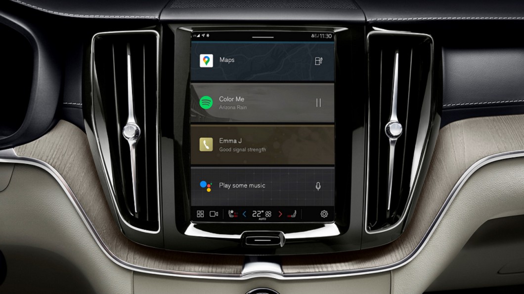 小改款XC60改用與Google合作開發的Android Auto OS多媒體資訊整合系統。(圖片來源/ Volvo)