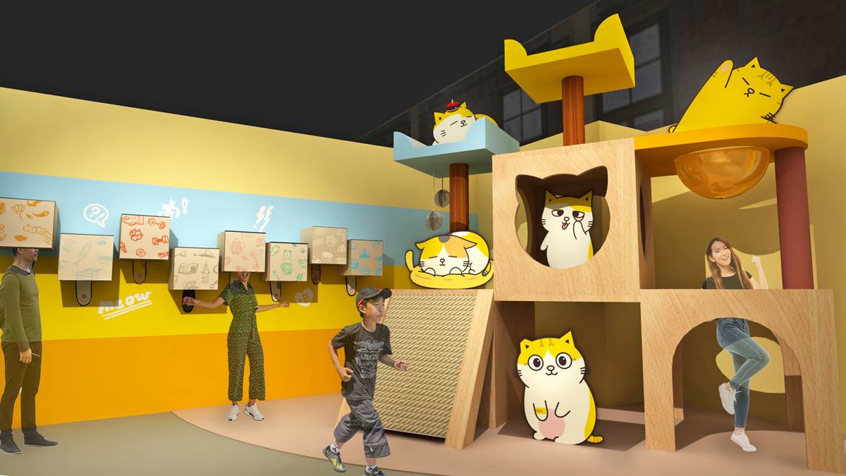 黃阿瑪首次大型特展來了！４大亮點搶先看：巨型貓咪樂園、喵視角玩貓砂盆