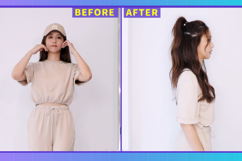 ▲女神高公主頭 Before & After (二)