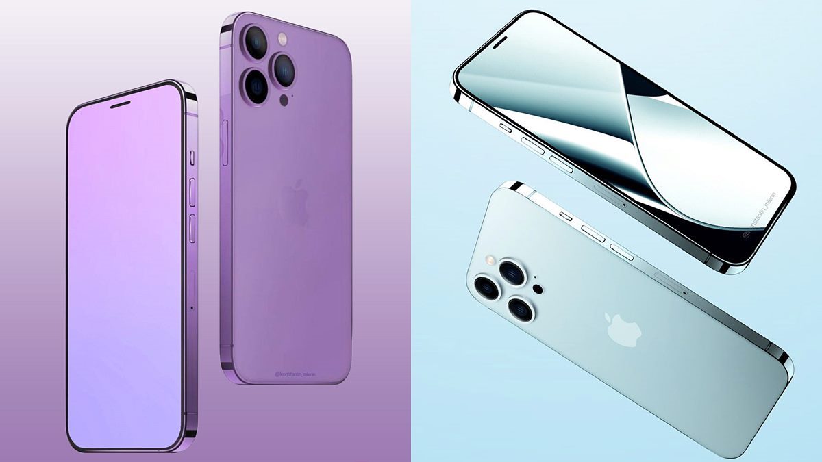 芋頭控果粉注意！iPhone 14將出現超美「芋頭紫」，手機「瀏海」也會被消失