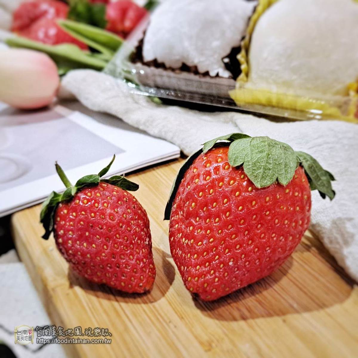 冰過更好吃！台南「手工大福」選用大湖直送草莓，奶酥口味意外超搭