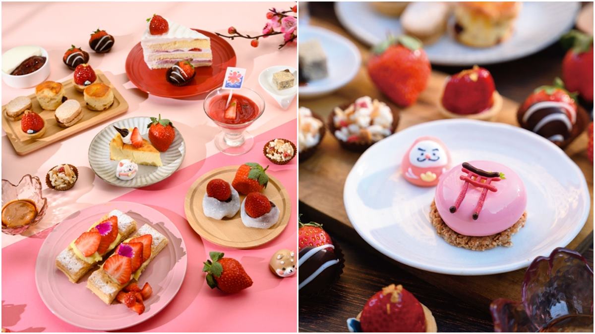 秒飛日本！飯店「草莓吃到飽」甜點、日式料理無限供應，還能爽拿28吋行李箱
