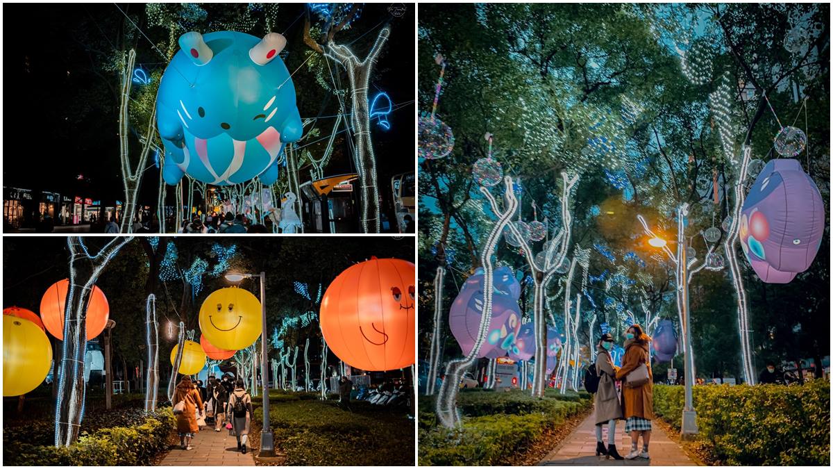 免費新景點！三峽樟樹大道化身「200公尺夢幻燈廊」，打卡超萌小老虎氣球