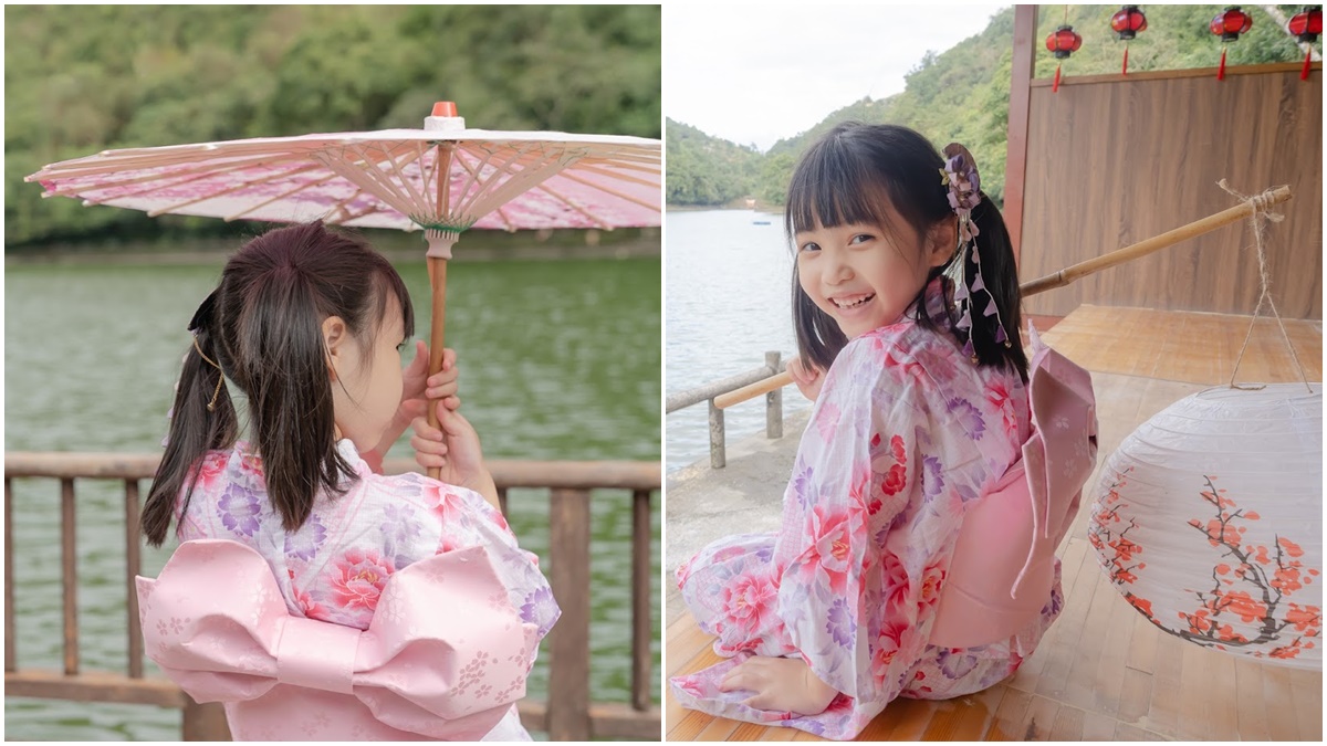 秒飛日本！宜蘭最新「環湖祕境」體驗穿日式和服，必拍超Q精靈村、茶屋造景