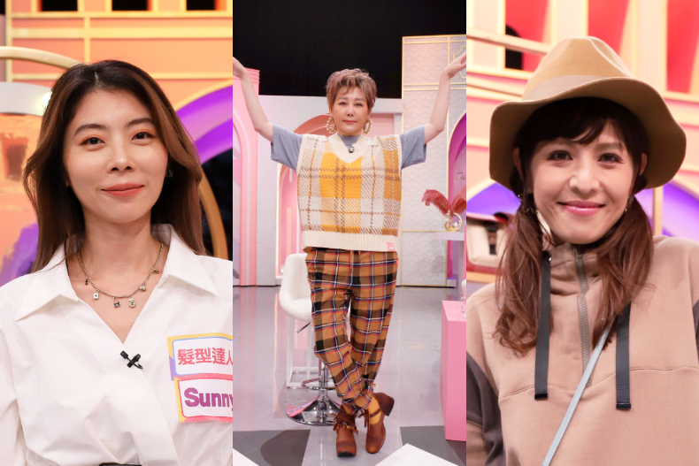 ▲女大主持人及達人老師：Sunny、藍心湄、林葉亭