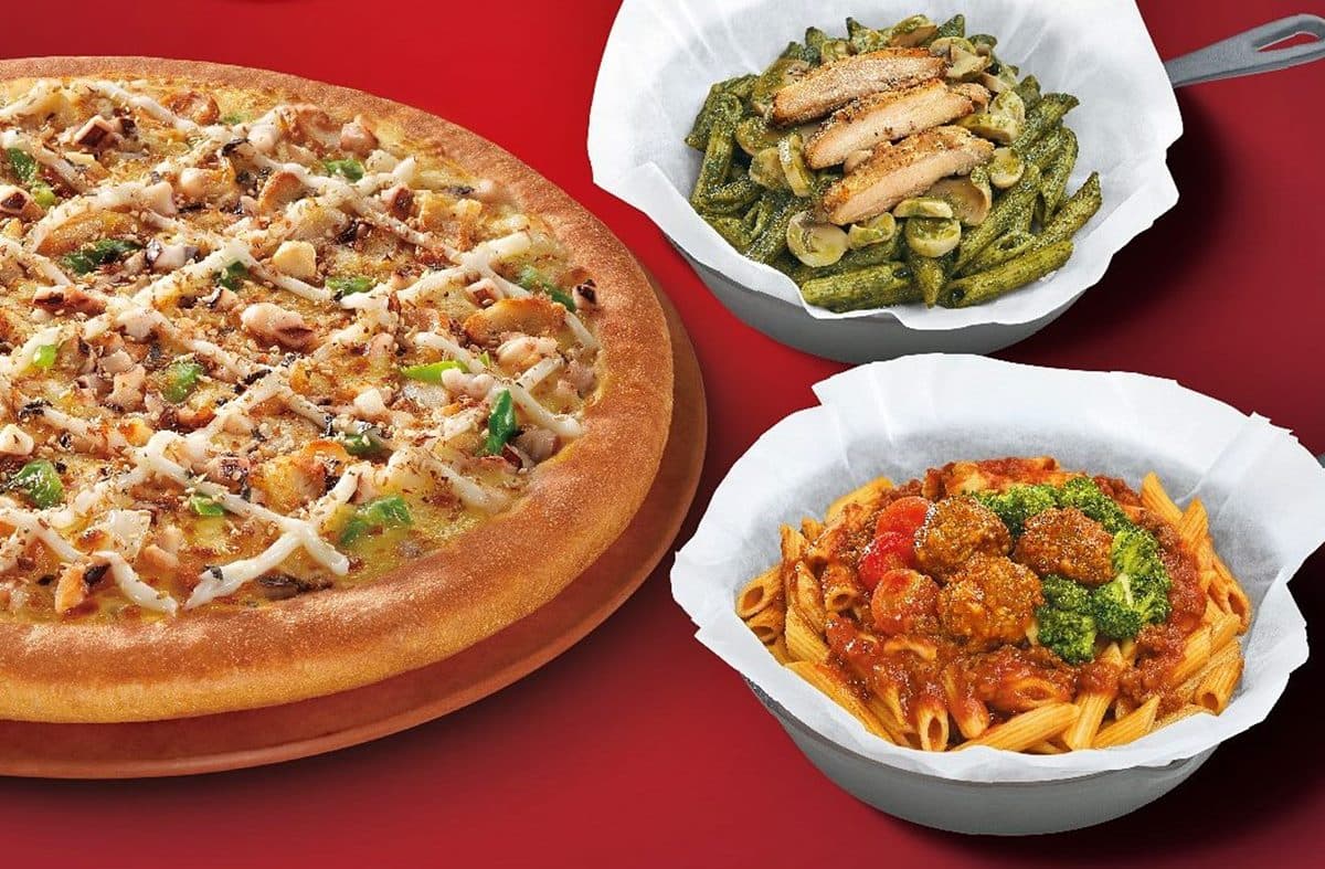 必勝客「加１元多１件」！多達11款主餐都能選，海鮮麵、章魚燒披薩吃得到