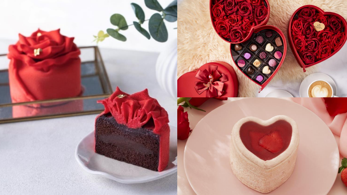 GODIVA免費送！３款「情人節限定」甜點登場，先搶草莓千層、玫瑰花瓣蛋糕