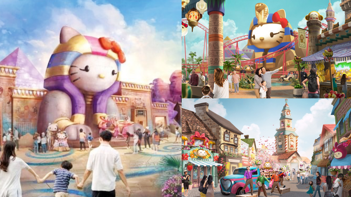全球首座「Hello Kitty主題樂園度假村」！人面獅身像Kitty、金色美樂蒂必拍