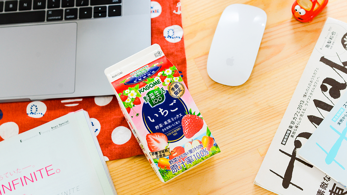 今年就等這波！最受日本女孩喜愛、唯一草莓蔬果汁華麗回歸，福岡草莓IN，味道更厲害！