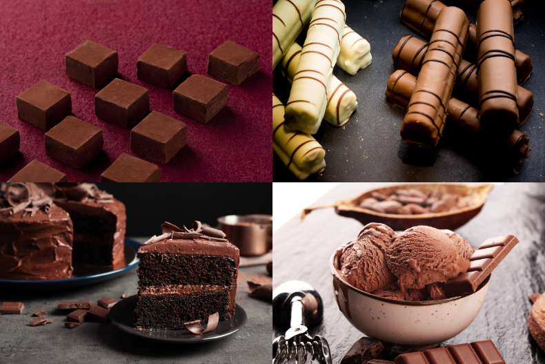 ▲你喜歡哪種巧克力甜點呢？