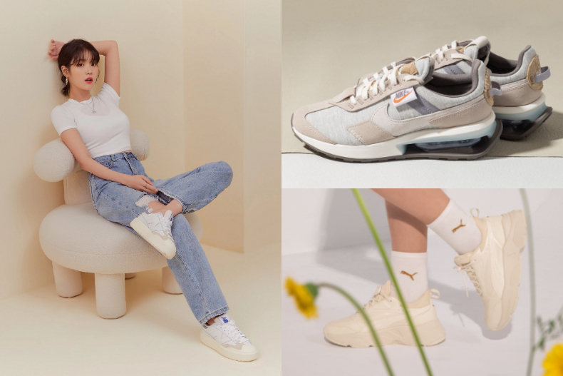 早春必收「燕麥奶」球鞋推薦清單！NB這雙是IU同款、PUMA老爹鞋心機顯腿長