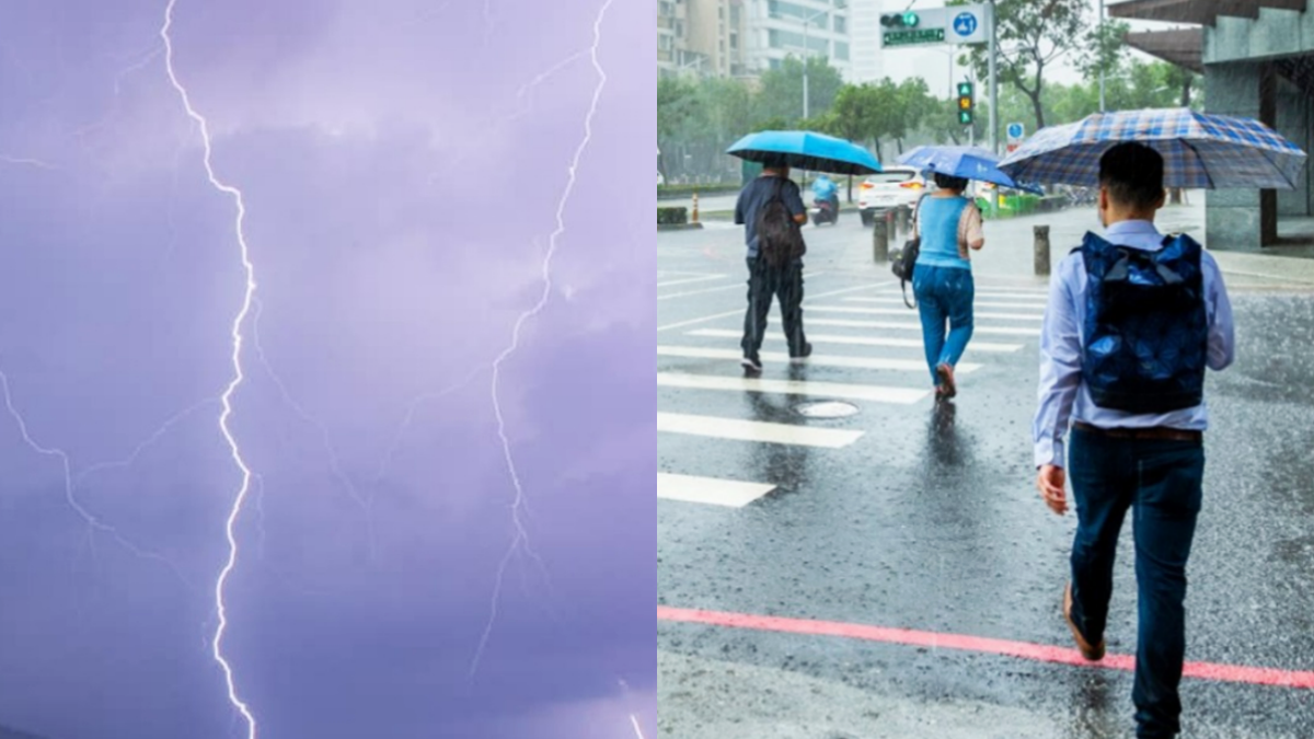 雷雨季來了！全台１縣市最容易「被雷打到」，週末變天連４天有雨