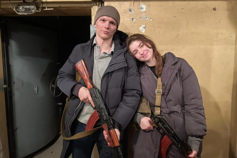 ▲烏克蘭情侶在戰火中結婚