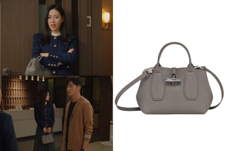 ▲孫藝珍在韓劇《三十九》也有同款LONGCHAMP ROSEAU系列手提包
