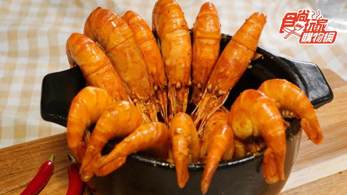 蝦控暴動！屏東超夯「黃金蝦」獨家SPA洗淨蝦腸，蒜香、地獄辣椒３口味超唰嘴
