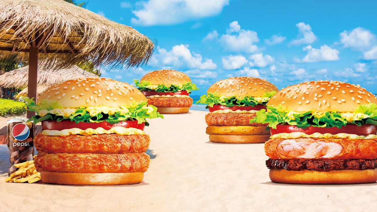 只有63天！漢堡王「Q彈海老堡」牛肉、炸雞款都有，還有憑外送單免費吃漢堡