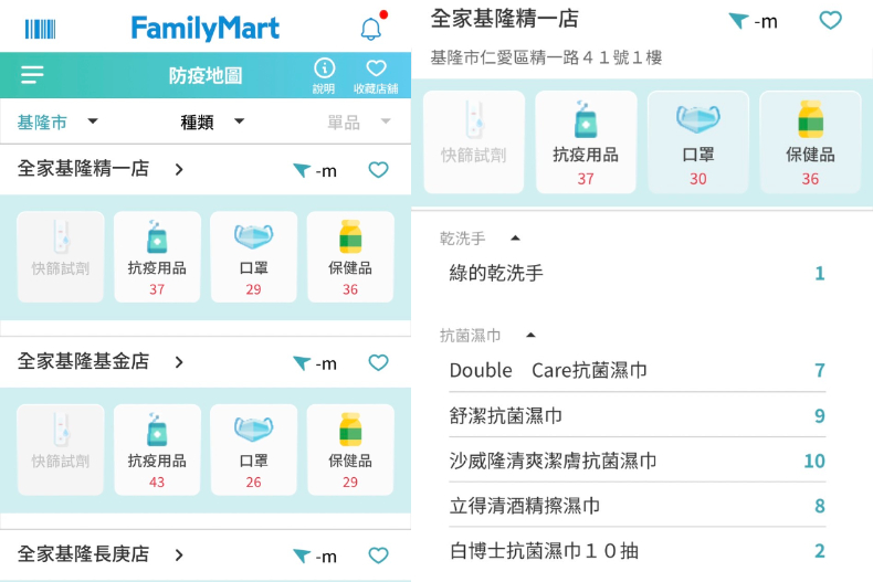 懶人包／8種「快篩試劑地圖」簡易教學！秒懂庫存數量、超商藥局哪裡可買、即時出售