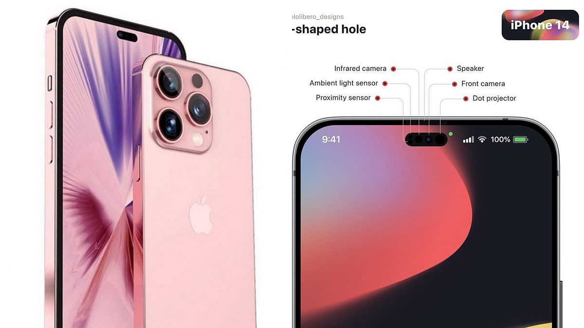 iPhone 14超美「香檳粉紅」！升級超大2TB容量，剪「瀏海」手機23000元能買