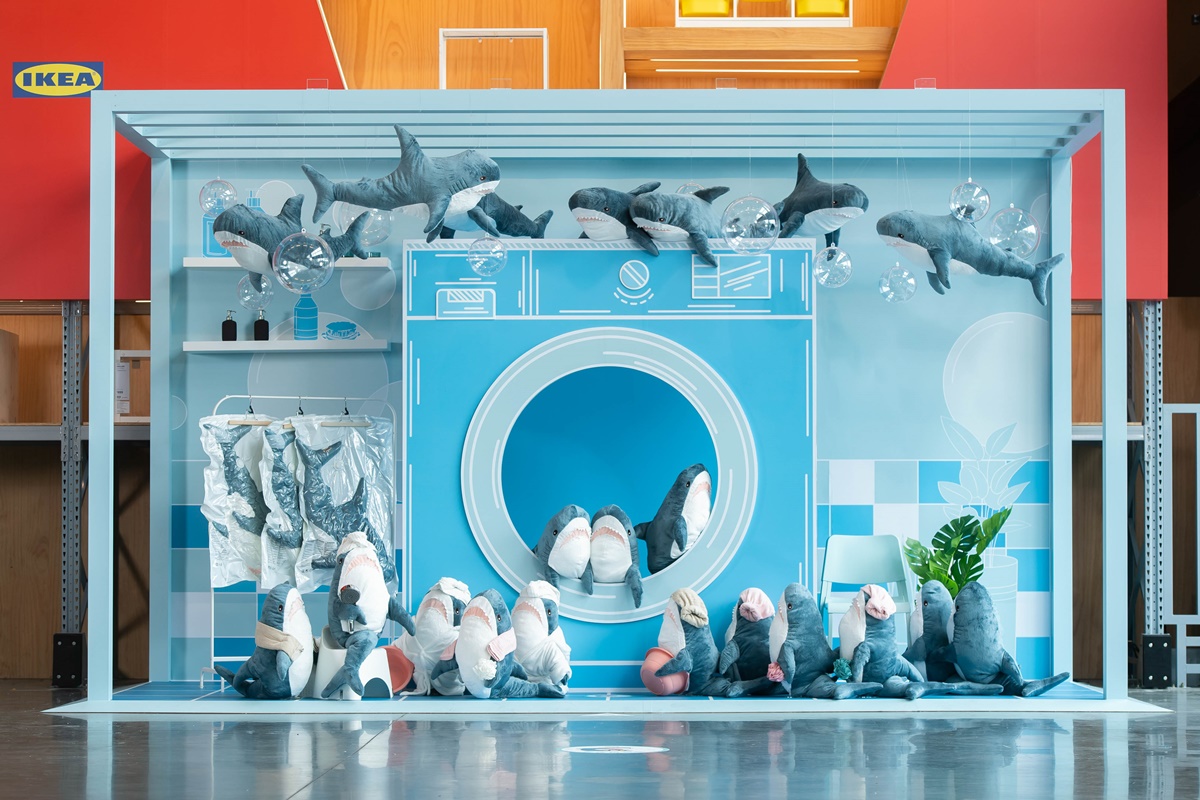 「鯊鯊洗衣店」朝聖啦！IKEA鯊鯊大軍７大打卡點公開，再抽最大獎「整單免費」