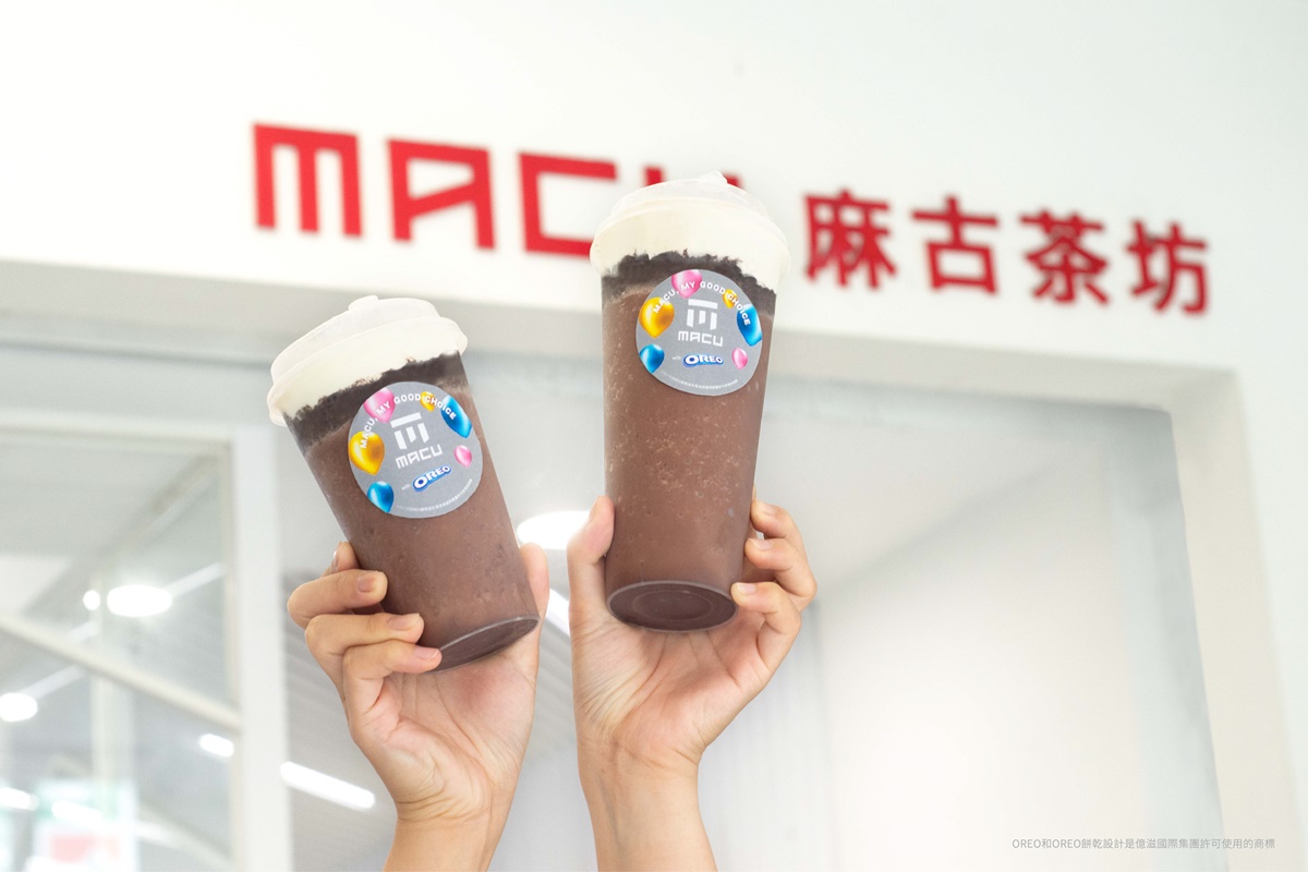 麻古茶坊「OREO提拉米蘇2.0」太狂！可可冰沙＋厚奶霜＋巧克力碎片，免費送餅乾