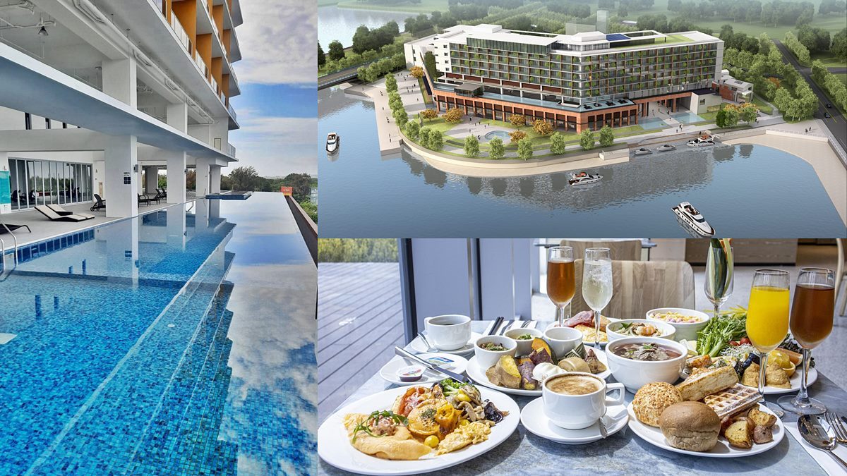 【新開店】全台唯一遊艇碼頭飯店！打卡台南最新無邊際泳池、南歐主題吃到飽