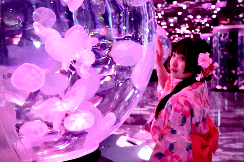 穿浴衣美拍風鈴廊道！「日本風情涼夏祭」吃祭典美食漫遊水族館，可愛企鵝冰菓室必玩