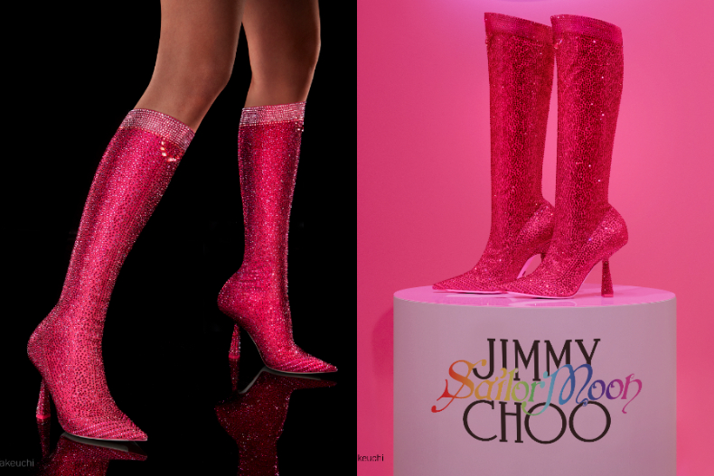 JIMMY CHOO推出《美少女戰士》聯名限量定制水晶靴！慶祝經典漫畫作品誕生30週年