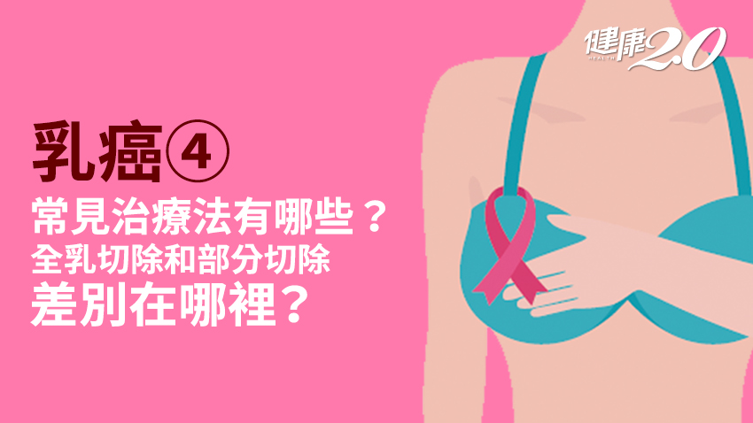 乳癌／手術一定要切除全乳嗎？開刀完都要化療？乳癌治療有哪些方法？