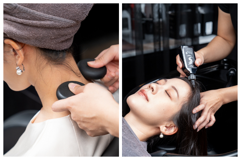▲juliArt研發出E_C_H_O「乾、淨、潤、蘊」頭皮養護流程，並由HIT髮學苑培訓認證的養護師 找到專屬養護方案