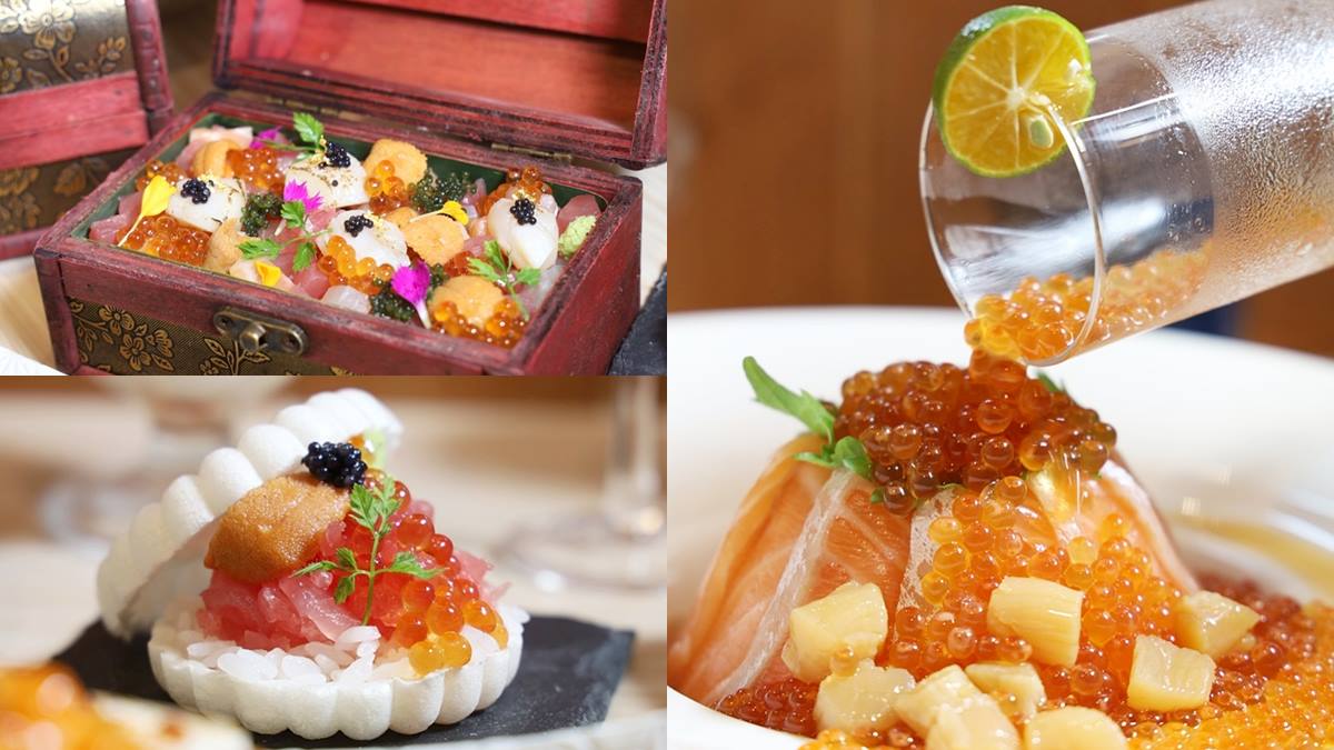 海鮮控衝台南！「海膽寶藏」鋪滿魚卵＋生魚片，再嗑海膽最中餅、扇貝起司燒