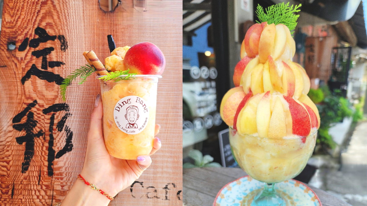 疊滿12顆水蜜桃！宜蘭最狂「３層水蜜桃冰沙」想喝先預約，只賣到８月底快衝