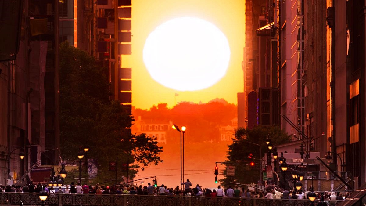 只有３天！絕美「曼哈頓懸日」在台北，最佳觀賞時間＋地點曝光