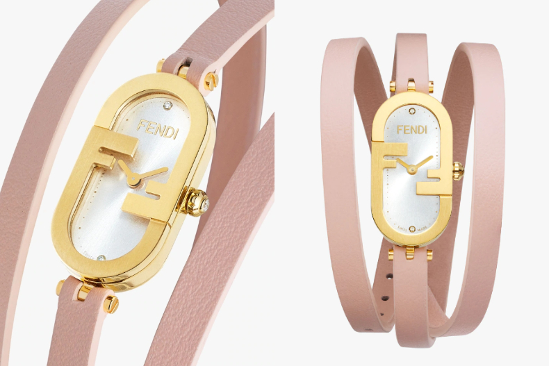▲FENDI O’Lock標誌橢圓形腕錶，NT.44,500