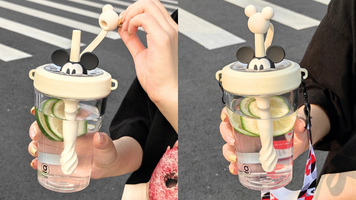 米奇控必敗！超萌「米奇吸管杯」可DIY專屬造型，螺旋攪拌棒、可愛背帶超實用