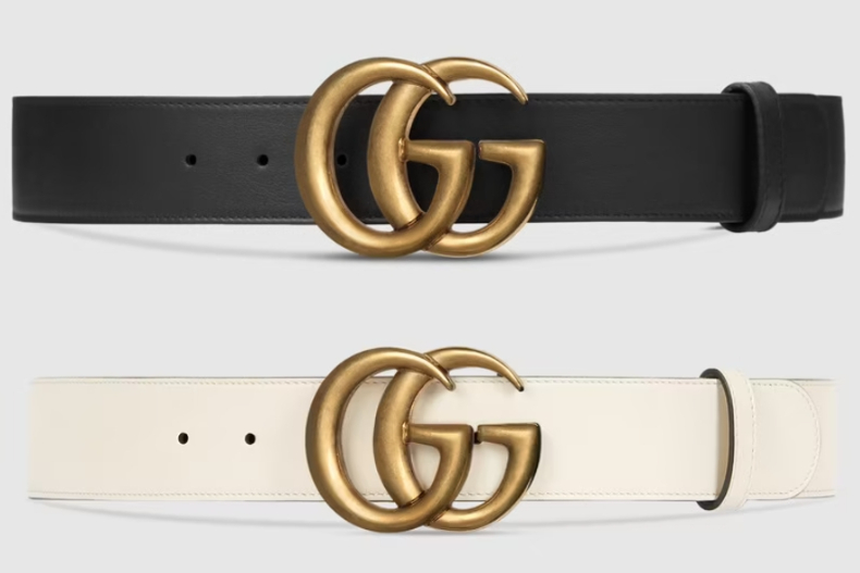 ▲GUCCI 2015 Re-Edition wide leather belt，NT.16,000