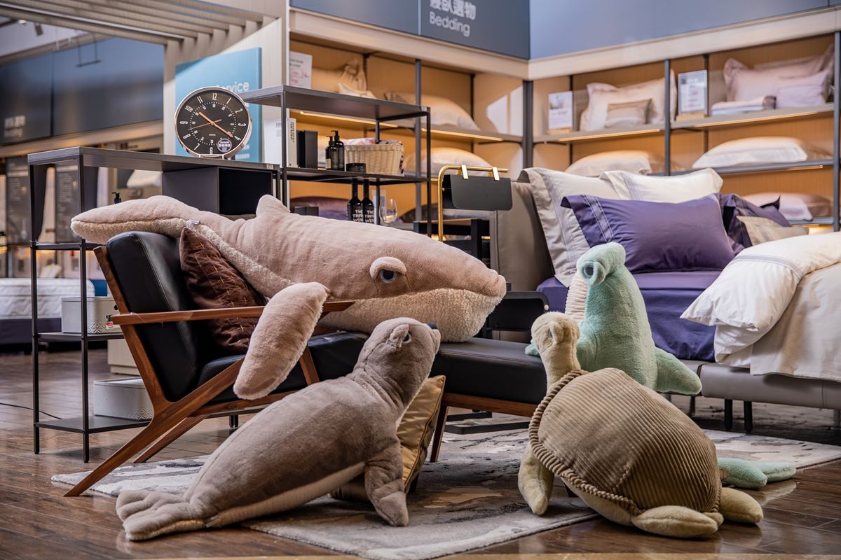 不只IKEA有鯊鯊！HOLA搭韓劇熱推「140公分鯨魚抱枕」，海龜、錘頭鯊一起抱走