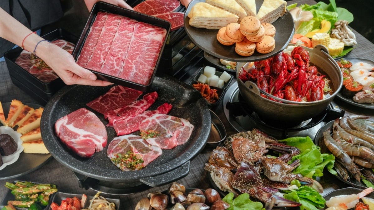 「韓八韓日燒肉鍋物」主推韓式＋日式燒肉風格的吃到飽。（圖片來源：高雄美食地圖）