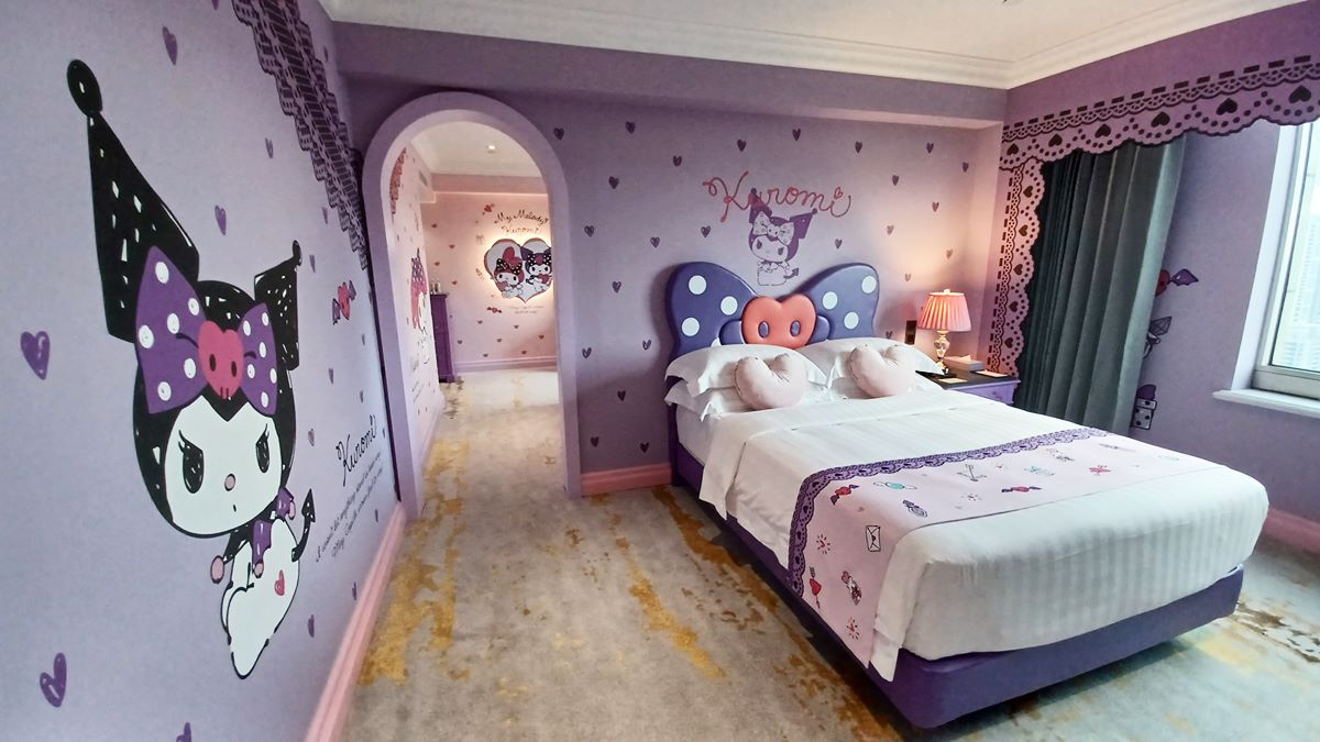 Hello Kitty控必衝！整層18間三麗鷗主題房，全台首見蛋黃哥、美樂蒂飯店設計