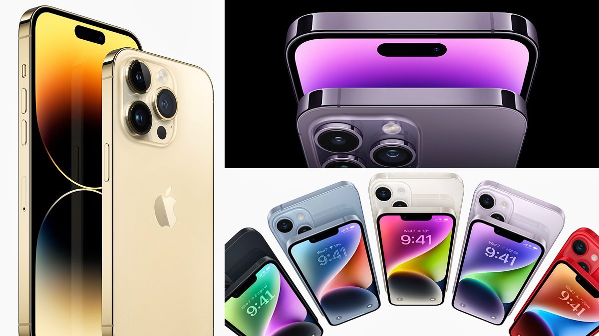 剪瀏海iPhone 14出現了！4800萬像素超狂相機，搭配深紫、金銀４新色