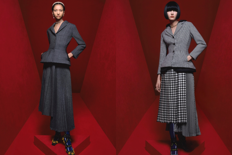▲細膩優美的刺繡巧妙點綴 Dior 2022 秋冬時裝系列作品