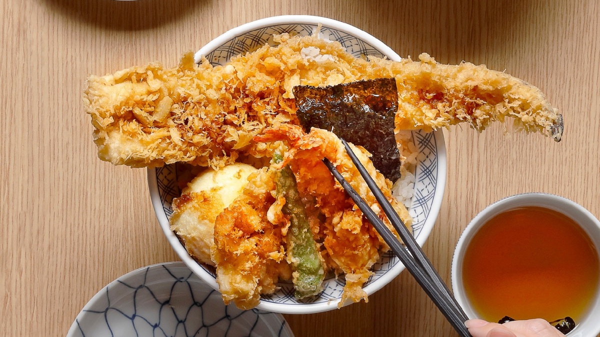 呼叫名字有「金」！「金子半之助」天丼套餐買一送一，先嗑30cm穴子魚丼