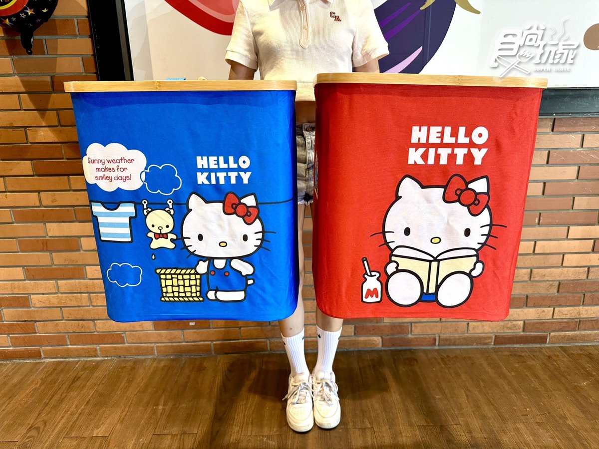 Hello Kitty粉快衝全聯！「５款居家生活小物」超萌回歸，先收購物袋、收納籃
