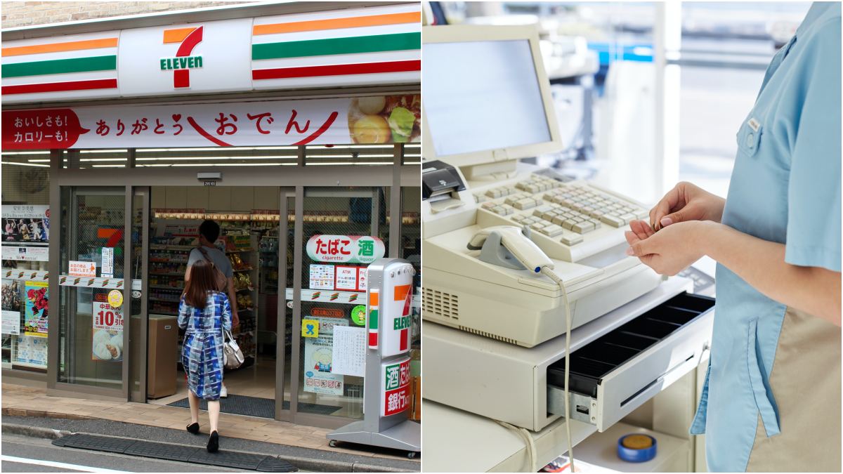 超商絕對不說的祕密！日本7-11收銀台有「神祕按鍵」，客人和店員其實都超怕