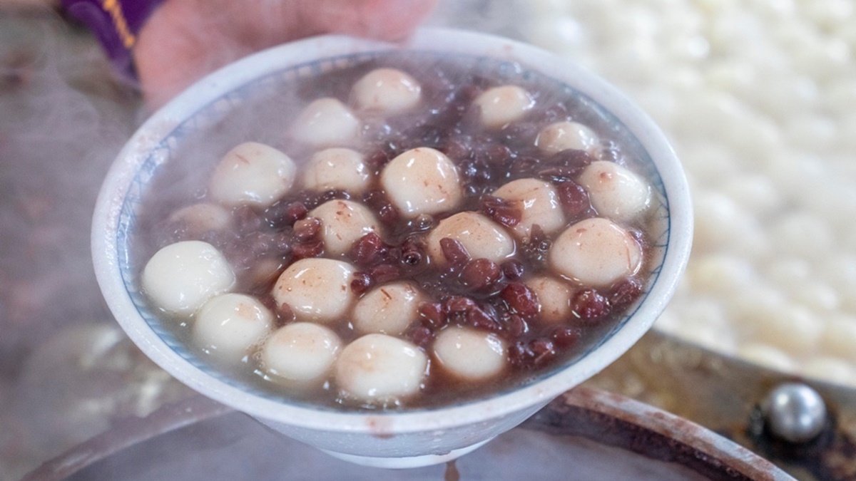 「羅東紅豆湯圓」是宜蘭在地飄香40年的人氣美食。（圖片來源：算命的說我很愛吃）