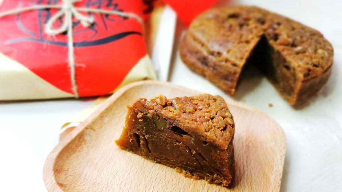 黑糖核桃烤年糕有別於傳統年糕，而且可以直接食用不需烹飪。（圖片來源：靈王問路）