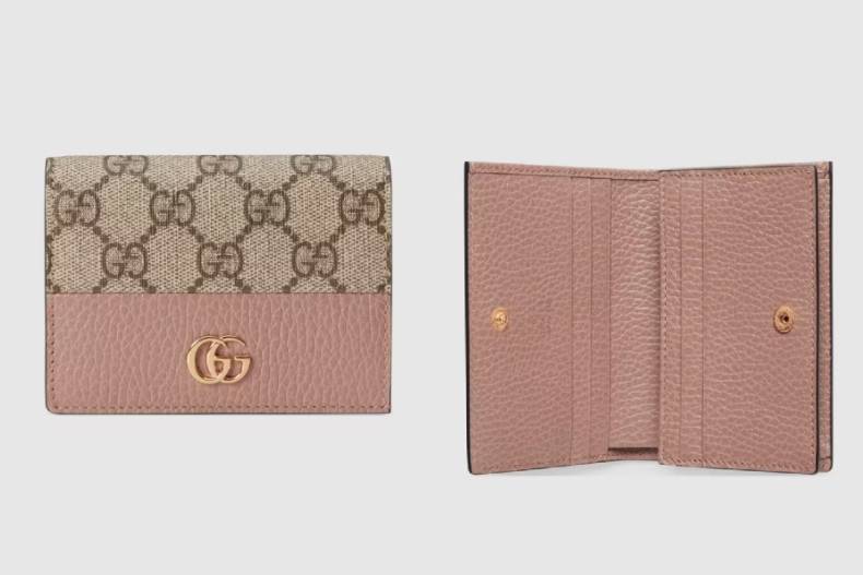 ▲GUCCI GG Marmont card case wallet，NT.12,200