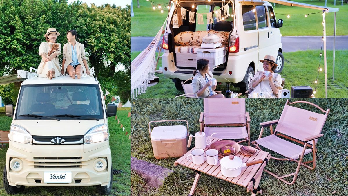 會移動的網美飯店！超狂露營車20多樣配件可用，韓國鍋具、日本餐具全都款便便