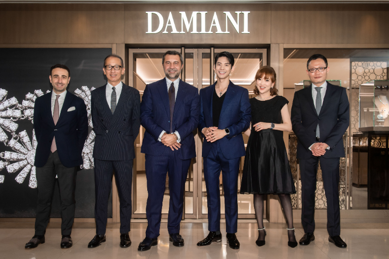 義大利頂級珠寶品牌DAMIANI旗艦店開幕！林柏宏佩戴演繹品牌珍藏系列