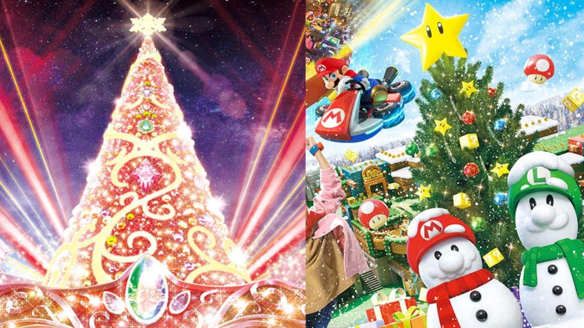 日本環球影城「全球最閃亮耶誕樹」衝了！睽違３年回歸，最夯瑪利歐變雪人