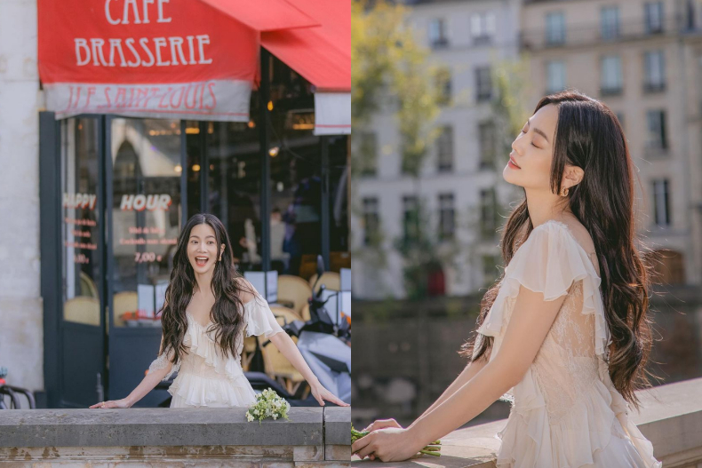 不為婚姻，純粹為自己！曾之喬巴黎街拍「一個人婚紗照」曝光：不可思議的美好